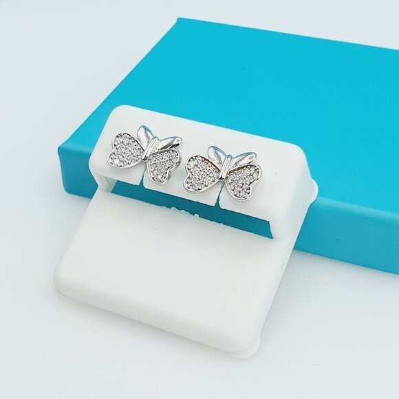 "925 Sterling Silver CZ Beautiful Earrings for Women, 1USPAR4167 - Picture 10 of 11